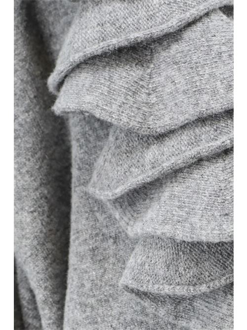cardigan with ruffles NUDE | 1101W2609405