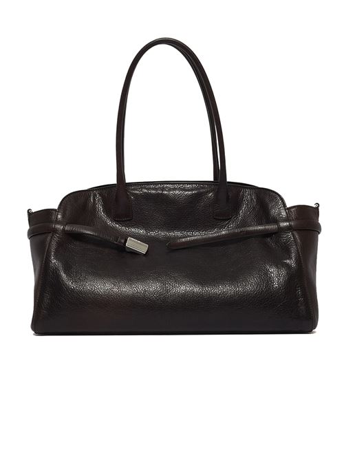large leather bag aura lagoon ORCIANI | B02201LAGOONTMORO