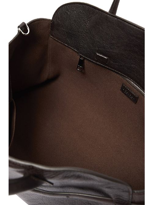 large leather bag aura lagoon ORCIANI | B02201LAGOONTMORO