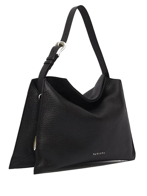Trinity lagoon midi leather shoulder bag ORCIANI | B02231LAGOONNERO