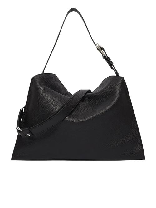 Trinity lagoon midi leather shoulder bag ORCIANI | B02231LAGOONNERO
