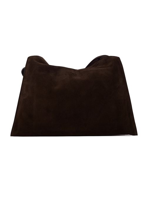 trinity peach oro midi suede shoulder bag ORCIANI | B02231PEACHOROTMORO