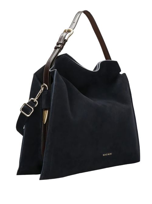 trinity peach oro large suede shoulder bag ORCIANI | B02232PEACHOROBLU
