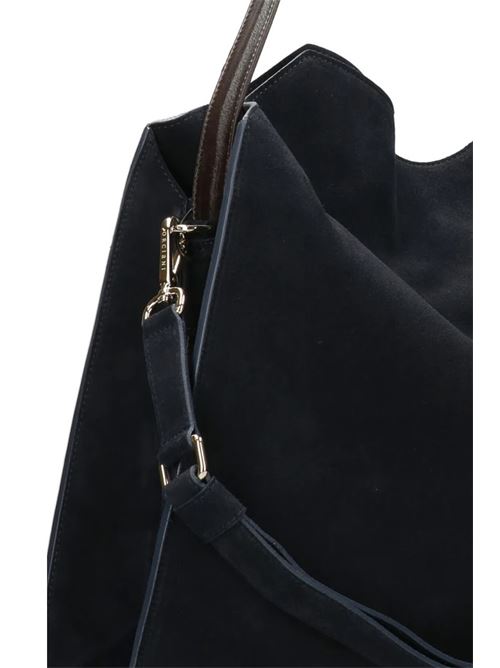 trinity peach oro large suede shoulder bag ORCIANI | B02232PEACHOROBLU