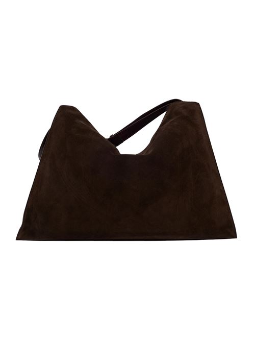 trinity peach oro large suede shoulder bag ORCIANI | B02232PEACHOROTESTADIMORO
