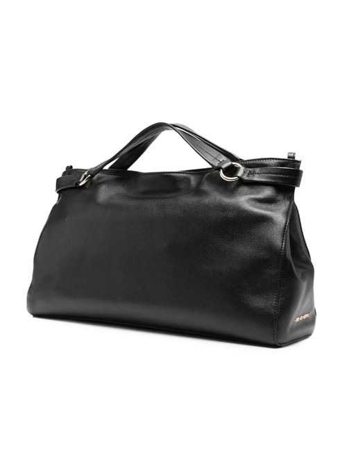 Virgo soft midi handbag in smooth leather ORCIANI | B02253BOSTONNERO