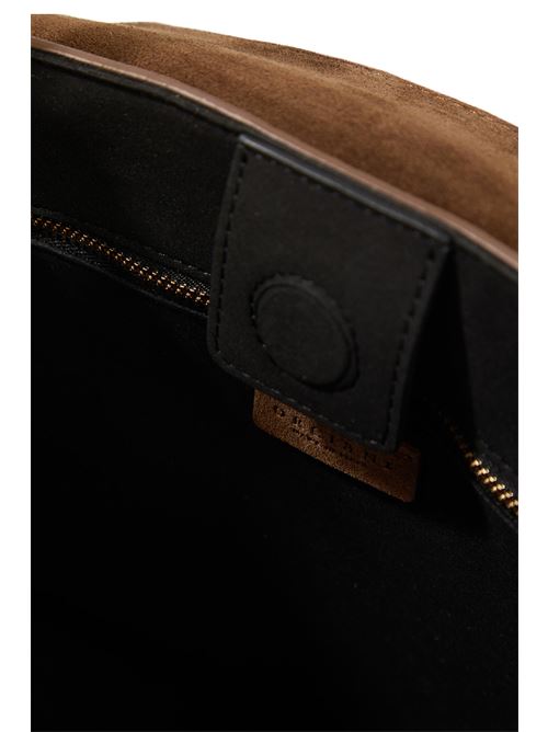 medium sveva suede bag ORCIANI | BT2006PEACHCROSSTABACCO