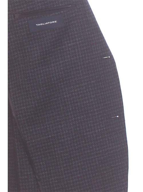 wool and silk houndstooth jacket TAGLIATORE | 1SMC22K-520150B1321