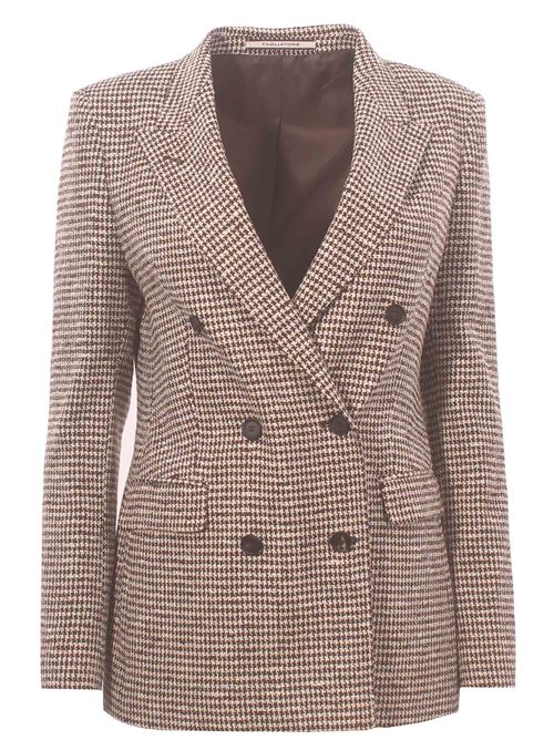 double breasted checked jacket TAGLIATORE | J-PARIGI10B160080UEM929