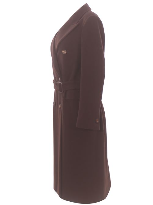 virgin wool and cashmere coat with belt TAGLIATORE | JOLE350001UEM940