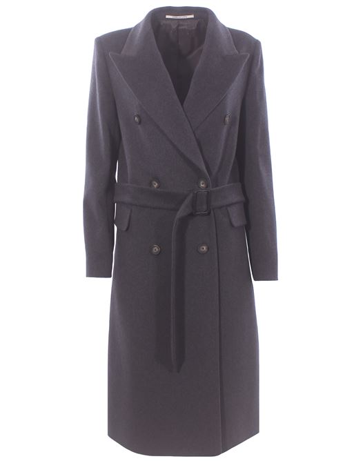 virgin wool and cashmere coat with belt TAGLIATORE | JOLECC350001UG5053