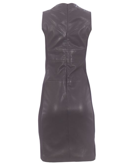 Faux leather dress VLAB | 16HH29111