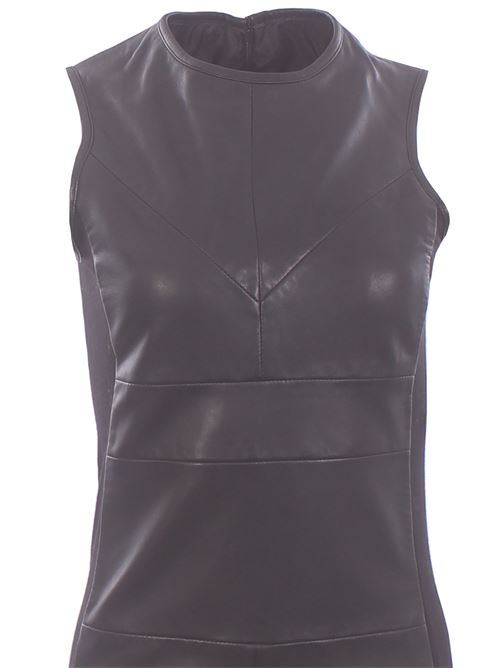 Faux leather dress VLAB | 16HH29111