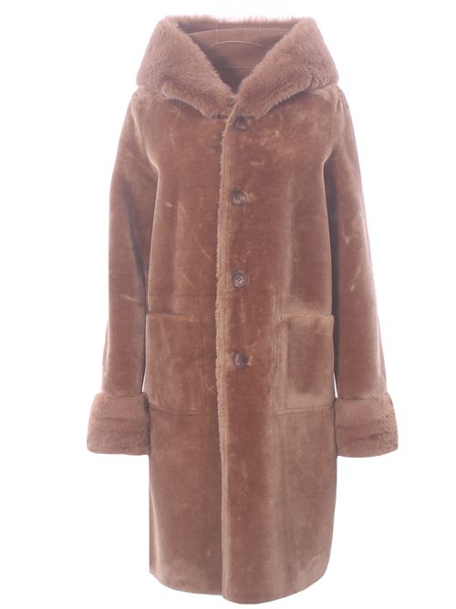 Long reversible faux leather coat VLAB | FW5603337