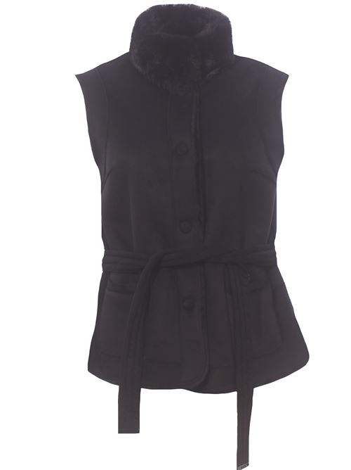 Reversible faux fur waistcoat VLAB | FW662411