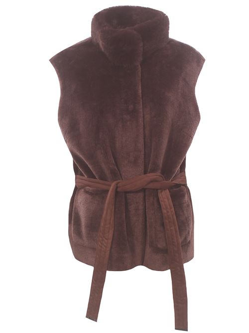 Reversible faux fur waistcoat VLAB | FW6624130