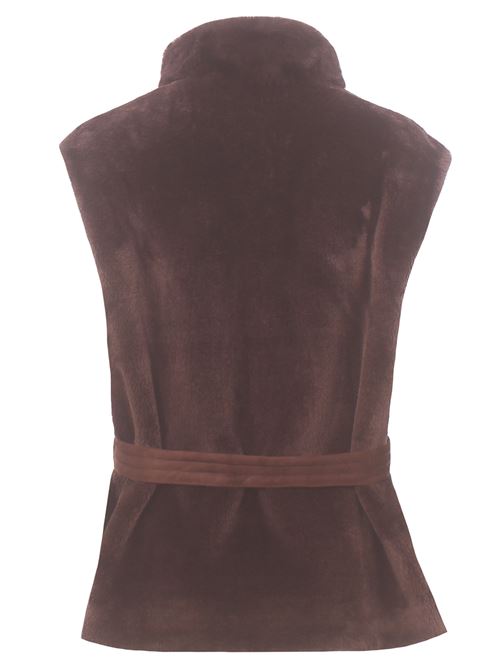 Reversible faux fur waistcoat VLAB | FW6624130
