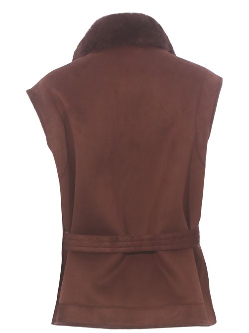 Reversible faux fur waistcoat VLAB | FW6624130
