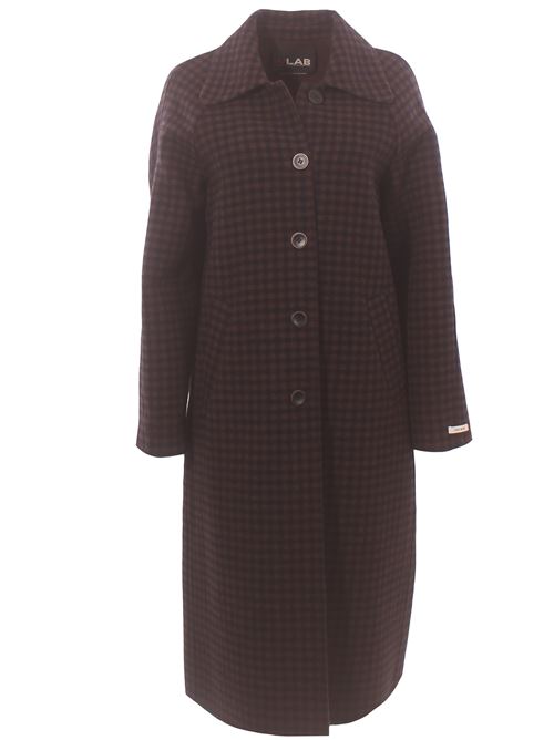 long checked coat VLAB | FW66251230