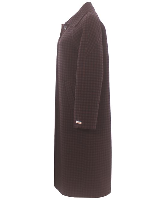 long checked coat VLAB | FW66251230