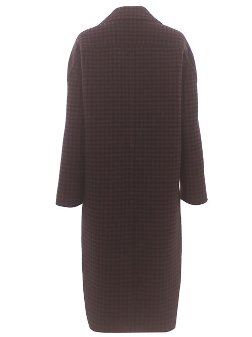 long checked coat VLAB | FW66251230