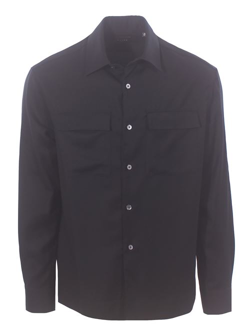 virgin wool over shirt XACUS | 31139ML11003