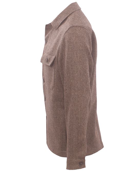 virgin wool over shirt XACUS | 31441ML16403