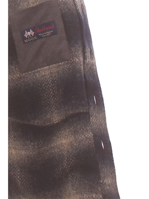 virgin wool checked over shirt XACUS | 31442ML16901