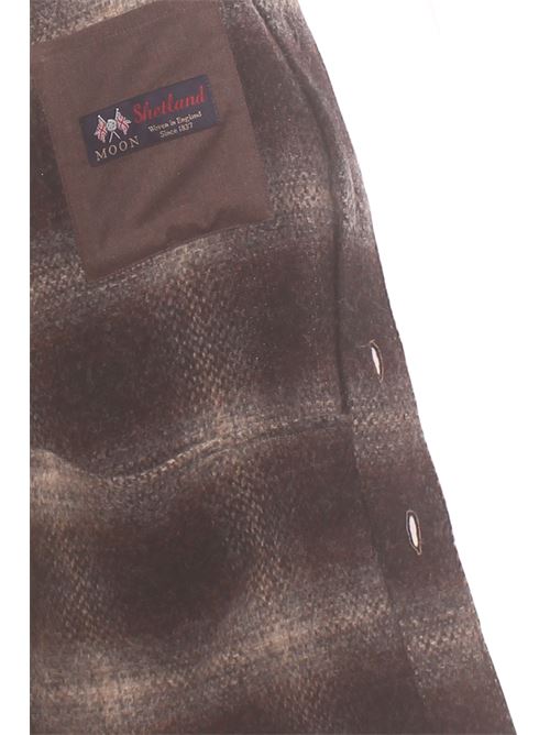 virgin wool checked over shirt XACUS | 31442ML16902