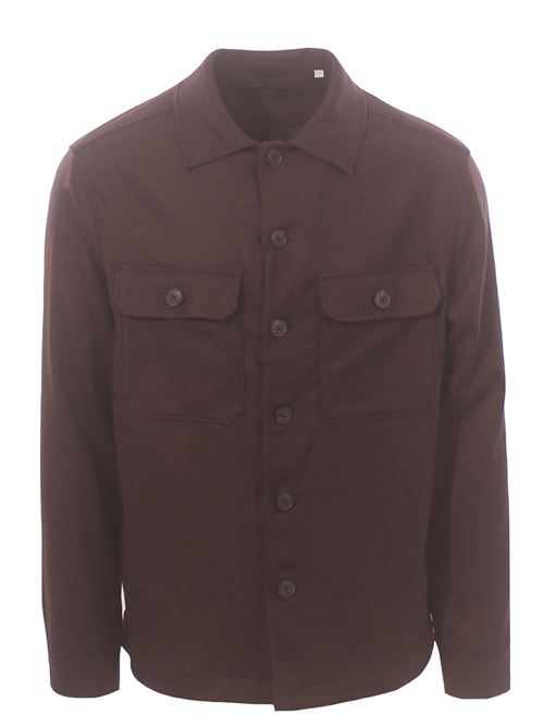 wool-blend overshirt XACUS | 31447ML16402