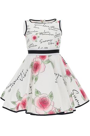Abito smanicato rose MONNALISA | 11791676589995