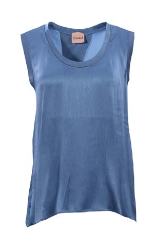 Crew neck top NUDE | 1103506116