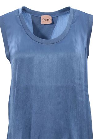 Crew neck top NUDE | 1103506116