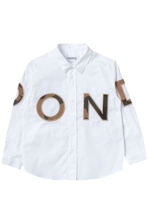 Camicia in cotone logo DONDUP | DMCA71CA01KD001B000
