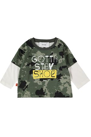 T-shirt in cotone stampa logo SHOE | TEX0426CAMOFF