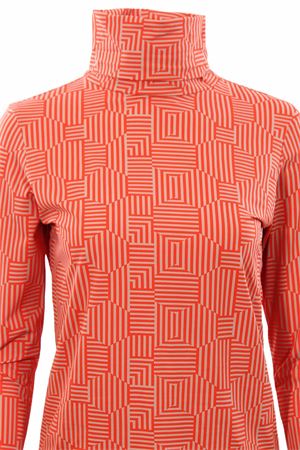 Jersey t-shirt with geometric pattern XACUS | 35469SELENE002