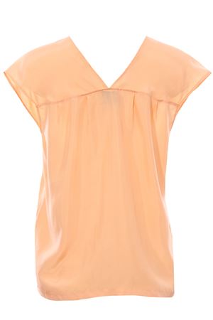 Silk v-neck top ALYSI | 103230P3049APRICOT