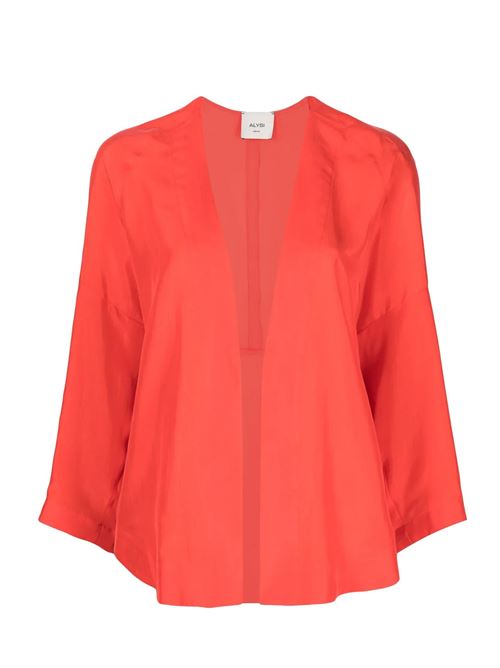 Silk kimono jacket ALYSI | 103811P3049CORALLO