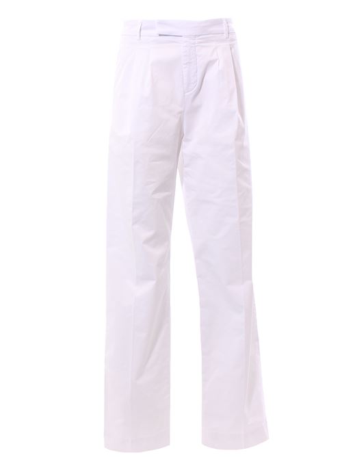 High waist cotton pants BRIGLIA | WHITEGW323049000150