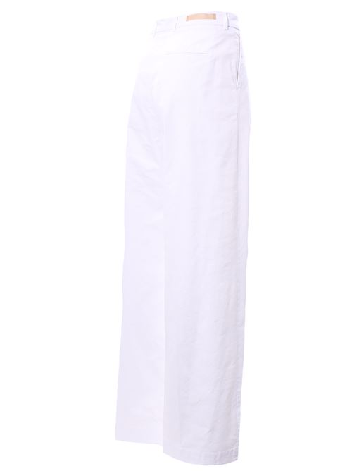 High waist cotton pants BRIGLIA | WHITEGW323049000150