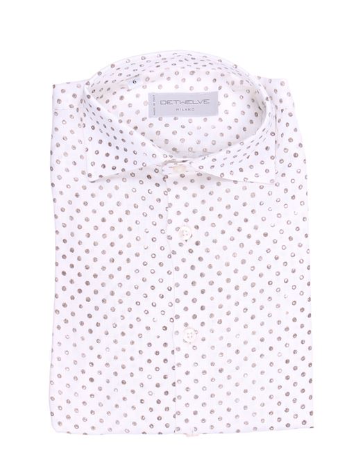 Camicia in lino a pois DETWELVE | MDB-387KYD431