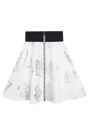 Gonna svasata con logo DKNY | D33609111
