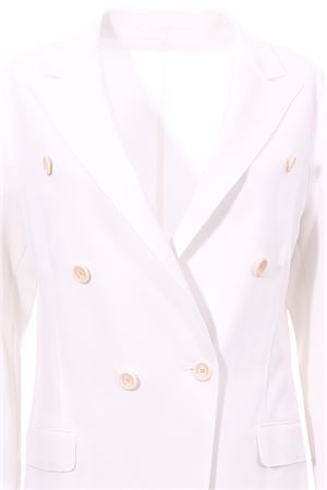 Double breasted jacket raw cut effect ELEVENTY | G80GIAG04TES0A16200