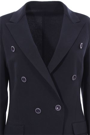 Double breasted jacket raw cut effect ELEVENTY | G80GIAG04TES0A16211