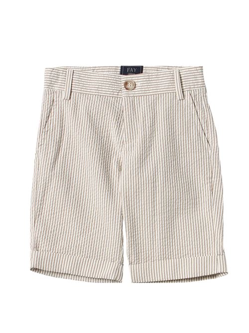 Shorts rigato in cotone  FAY | FS6P99G0078101BG