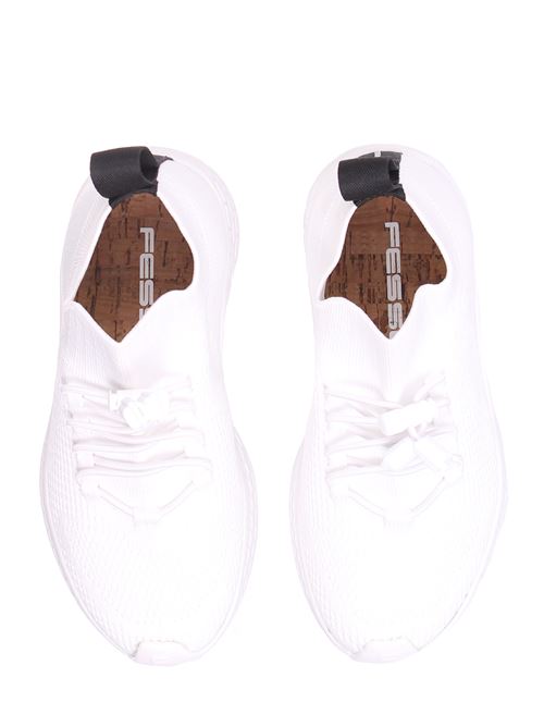 slip on in tela FESSURA | KID053/KNITWHITE