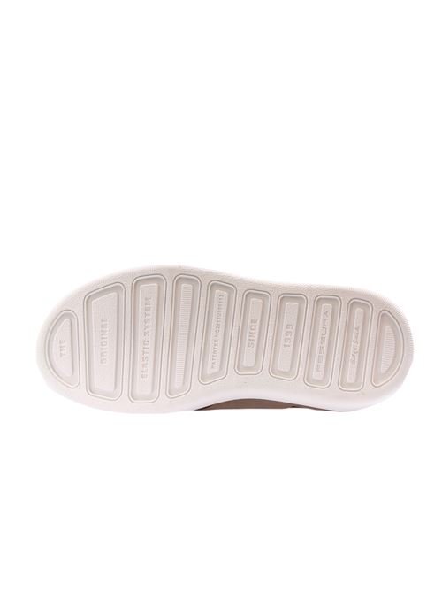 slip on bicolore in tela FESSURA | KID101/MATWHITE-LY