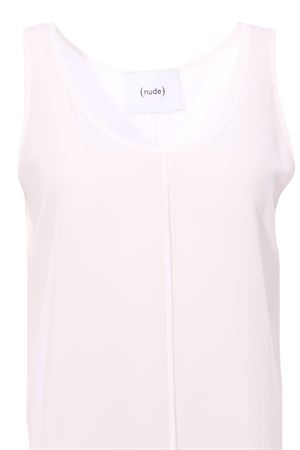 Silk top NUDE | 110351201
