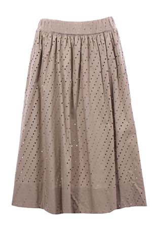 Cotton skirt NUDE | 1103571514