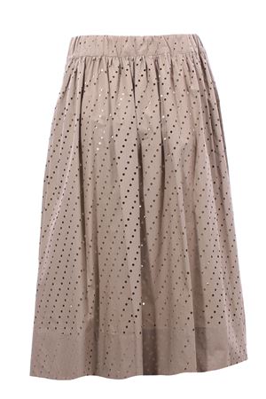 Cotton skirt NUDE | 1103571514